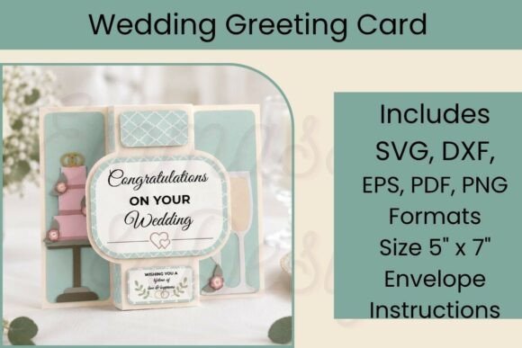 Download 3D Pop out Wedding Card SVG - Premium Resources