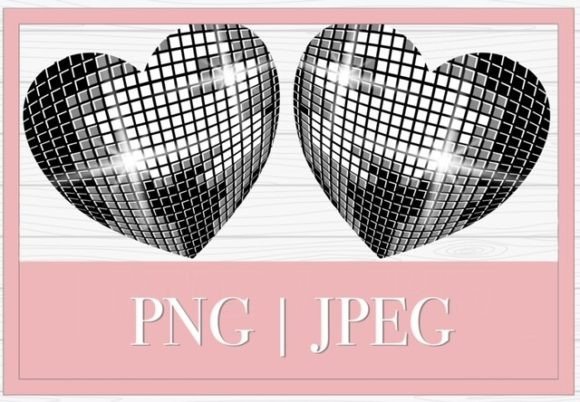 Download Retro Disco Heart Mirror Ball Clip Art - Ball clip art Collection